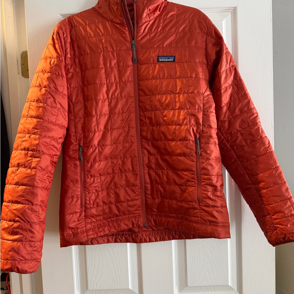Patagonia Orange Nano Puff Quilted Jacket